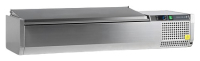 Витрина холодильная настольная TEFCOLD VK33-120 S/S LID 